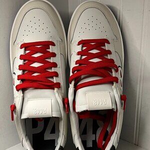 P448 Mason Leather Sneakers in White Size 41 Womens